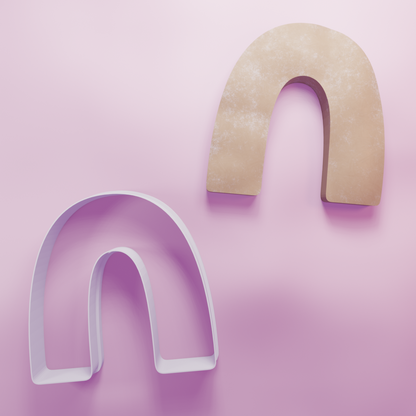 Rainbow Arched Cookie Cutter Biscuit dough baking sugar cookie gingerbread