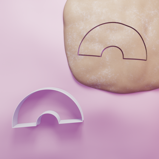 Rainbow Cookie Cutter Biscuit dough baking sugar cookie gingerbread