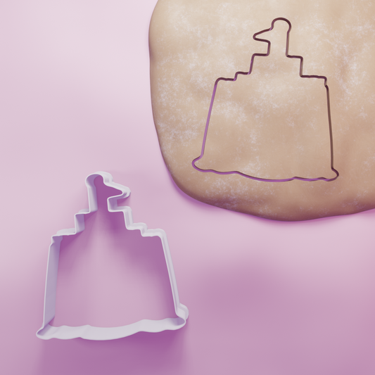 Sandcastle Cookie Cutter Biscuit dough baking sugar cookie gingerbread