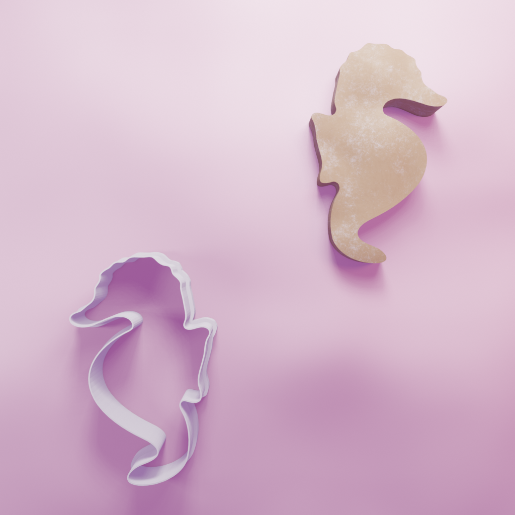 Seahorse Cookie Cutter Biscuit dough baking sugar cookie gingerbread