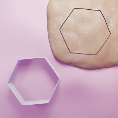 Shapes Hexagon Cookie Cutter Biscuit dough baking sugar cookie gingerbread