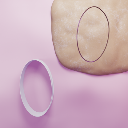 Shapes Oval Cookie Cutter Biscuit dough baking sugar cookie gingerbread