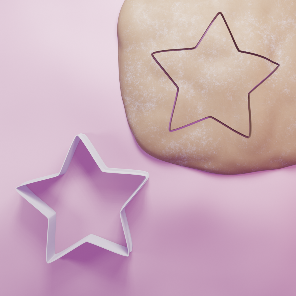 Shapes Star Cookie Cutter Biscuit dough baking sugar cookie gingerbread
