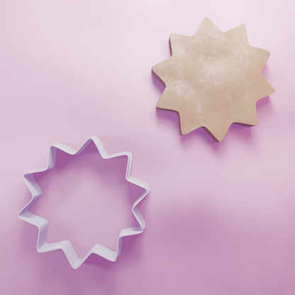 Shapes Sun Cookie Cutter Biscuit dough baking sugar cookie gingerbread
