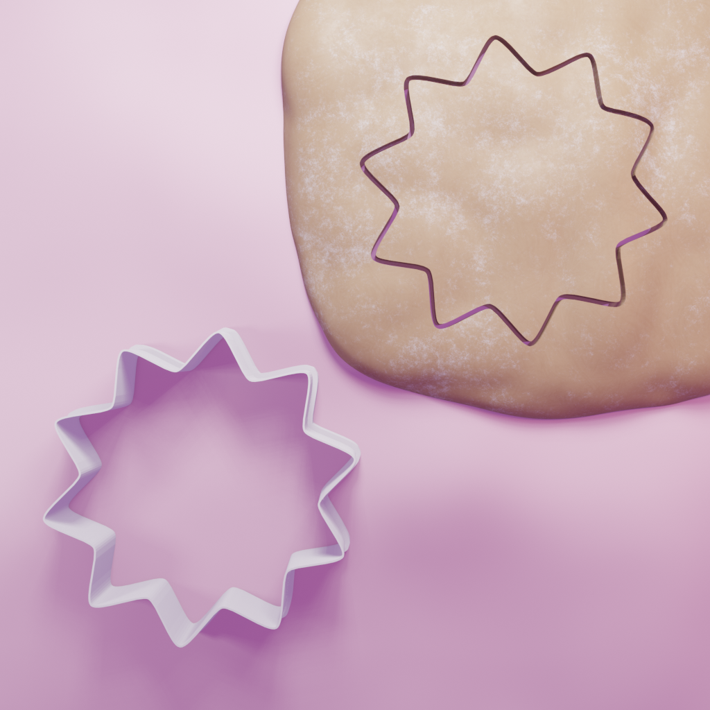 Shapes Sun Cookie Cutter Biscuit dough baking sugar cookie gingerbread