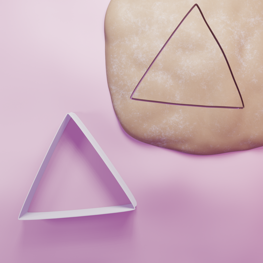 Shapes Triangle Rounded Cookie Cutter Biscuit dough baking sugar cookie gingerbread