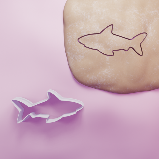 Shark Cookie Cutter Biscuit dough baking sugar cookie gingerbread