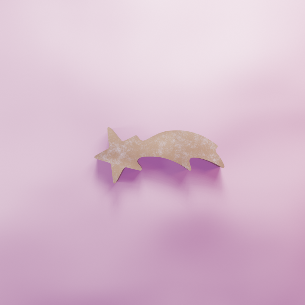 Shooting Star Cookie Cutter Biscuit dough baking sugar cookie gingerbread
