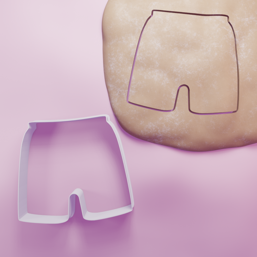 Shorts Cookie Cutter Biscuit dough baking sugar cookie gingerbread