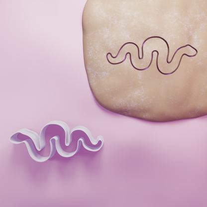 Snake Cookie Cutter Biscuit dough baking sugar cookie gingerbread