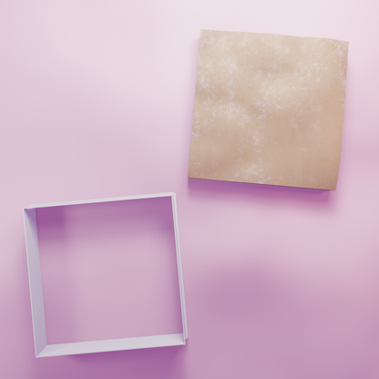 Square Straight Edges Cookie Cutter Biscuit dough baking sugar cookie gingerbread