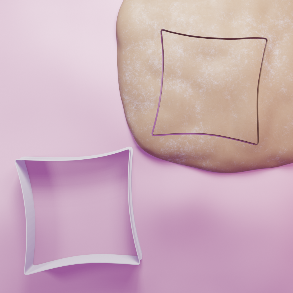 Square squashed Cookie Cutter – Cutting About