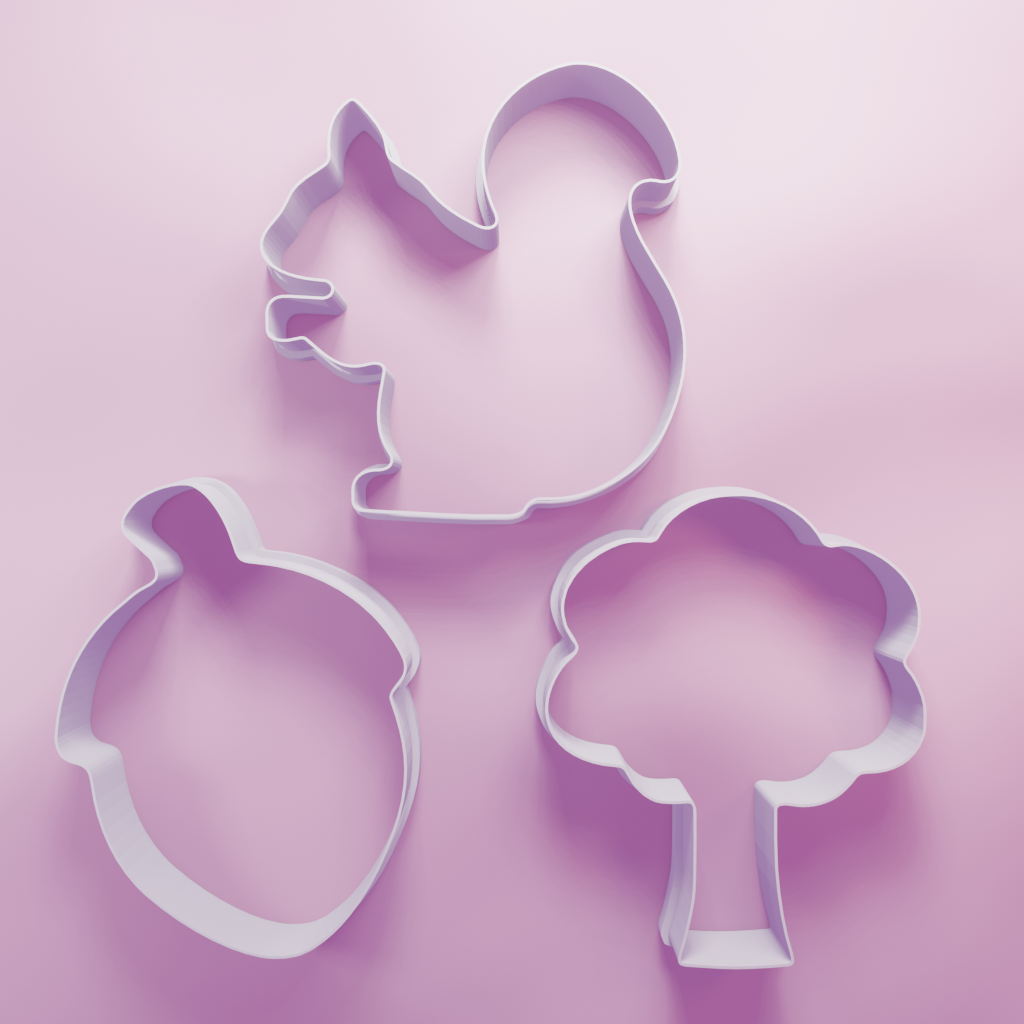 Squirrel Pack – Cookie Cutters Biscuit dough baking sugar cookie gingerbread