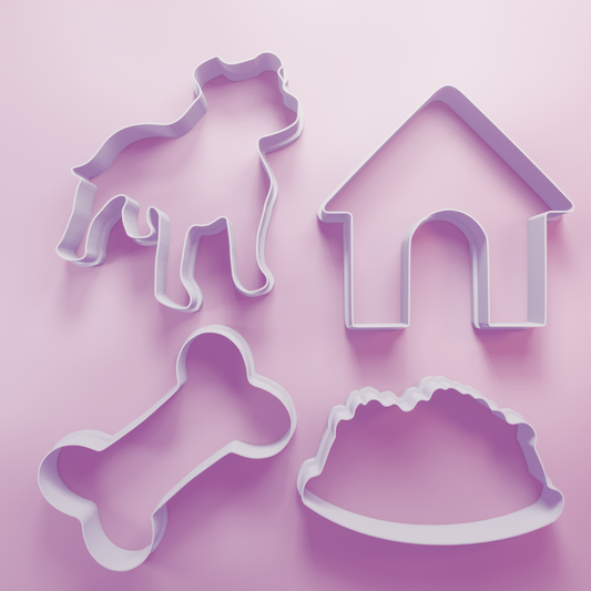 Staffie Dog Pack – Cookie Cutters Biscuit dough baking sugar cookie gingerbread