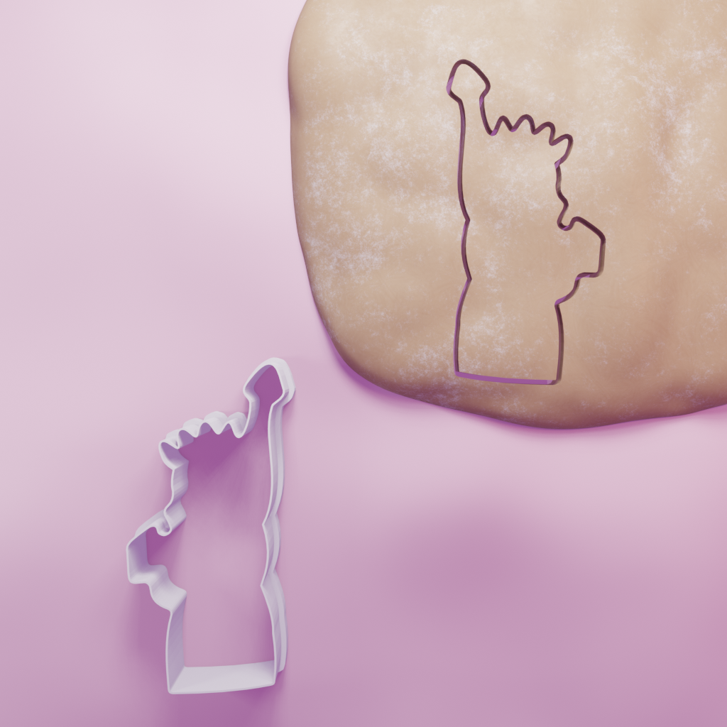 Statue of Liberty Cookie Cutter Biscuit dough baking sugar cookie gingerbread
