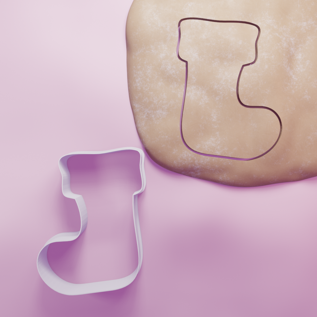 Stocking Cookie Cutter Biscuit dough baking sugar cookie gingerbread