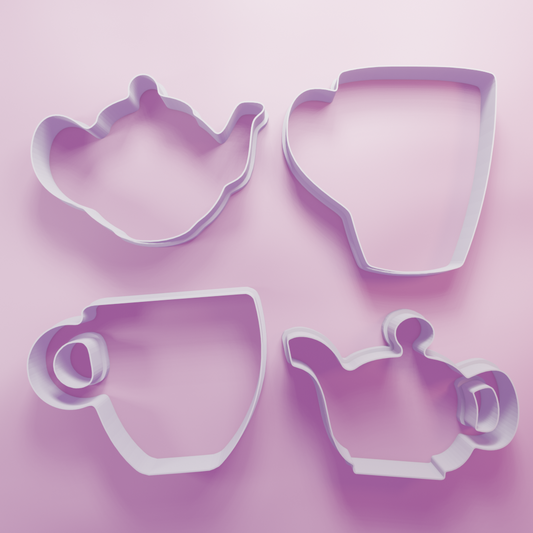 Tea Party Pack – Cookie Cutters Biscuit dough baking sugar cookie gingerbread