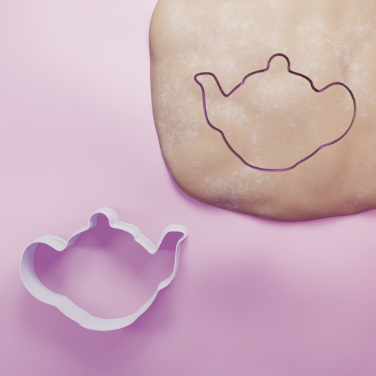 Teapot Fancy Cookie Cutter Biscuit dough baking sugar cookie gingerbread