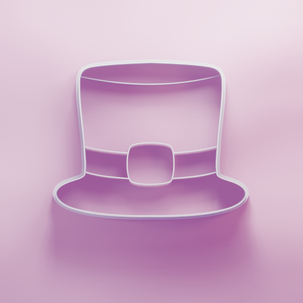 Top hat detail Cookie Cutter Biscuit dough baking sugar cookie gingerbread