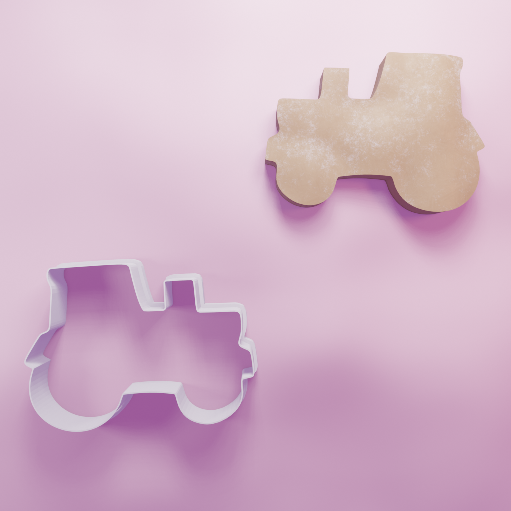 Tractor Cookie Cutter Biscuit dough baking sugar cookie gingerbread