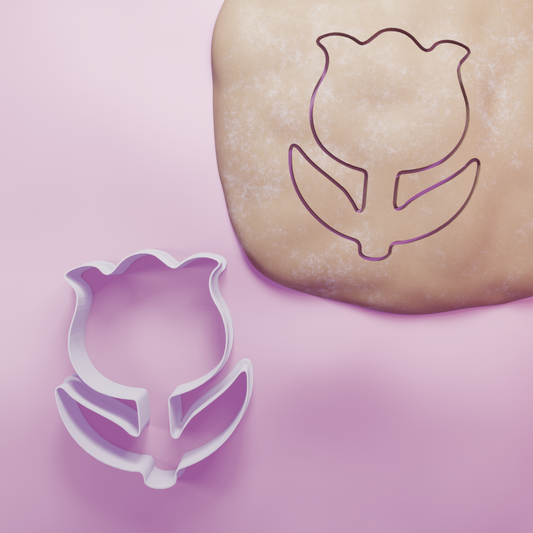 Tulip Cookie Cutter Biscuit dough baking sugar cookie gingerbread