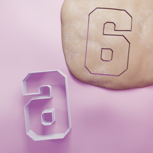 Varsity 6 Cookie Cutter Biscuit dough baking sugar cookie gingerbread