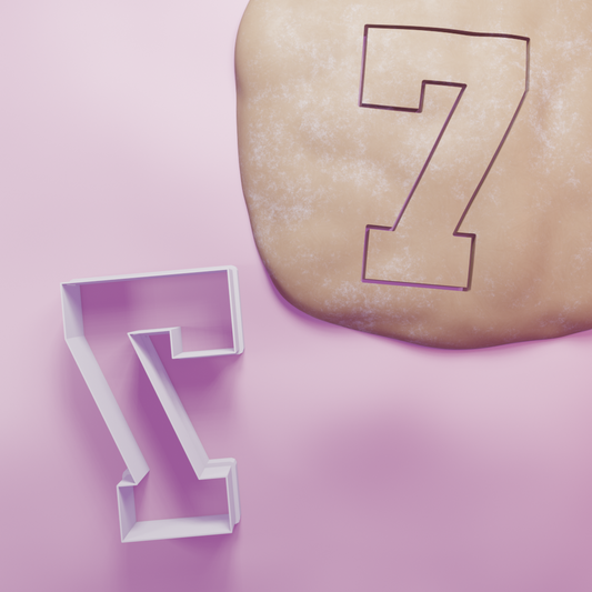 Varsity 7 Cookie Cutter Biscuit dough baking sugar cookie gingerbread