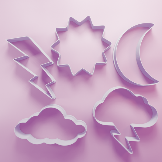 Weather Pack – Cookie Cutters Biscuit dough baking sugar cookie gingerbread