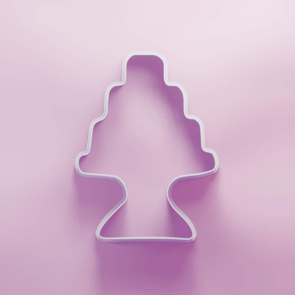 Wedding Cake on Stand Cookie Cutter Biscuit dough baking sugar cookie gingerbread