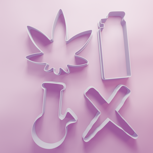 Weed Pack – Cookie Cutters Biscuit dough baking sugar cookie gingerbread