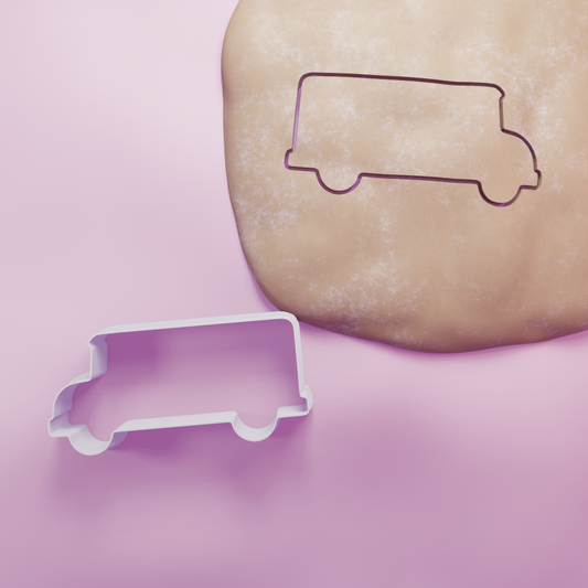Bus Cookie Cutter Biscuit dough baking sugar cookie gingerbread