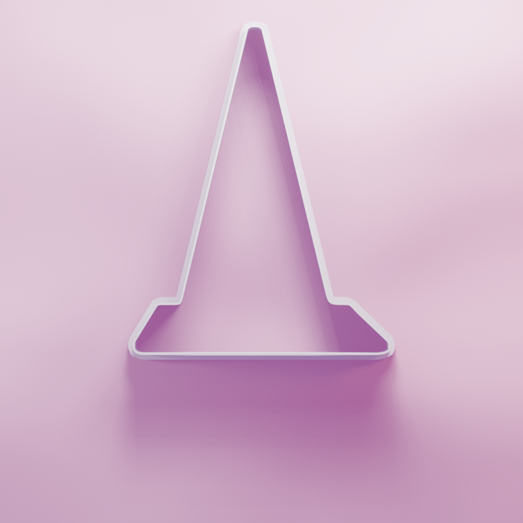 Traffic Cone Cookie Cutter Biscuit dough baking sugar cookie gingerbread
