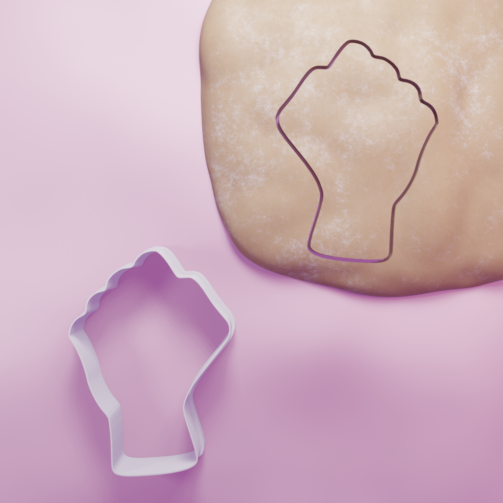 Fist Cookie Cutter Biscuit dough baking sugar cookie gingerbread