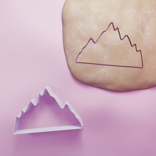 Mountain range Cookie Cutter Biscuit dough baking sugar cookie gingerbread