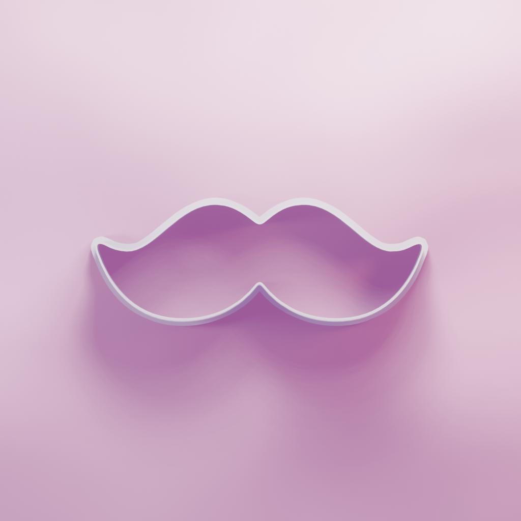 Moustache Cookie Cutter Biscuit dough baking sugar cookie gingerbread