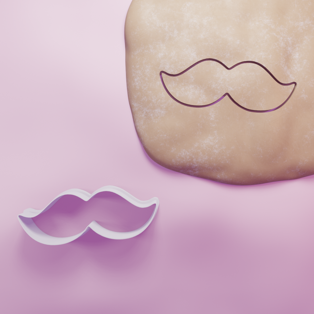Moustache Cookie Cutter Biscuit dough baking sugar cookie gingerbread
