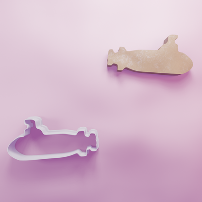 Submarine Cookie Cutter Biscuit dough baking sugar cookie gingerbread
